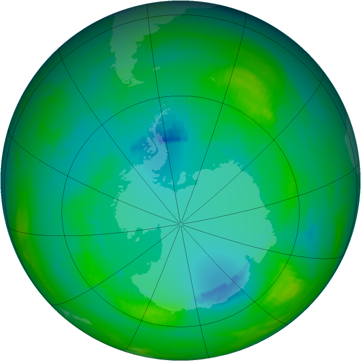 Ozone Map 1983-08-17